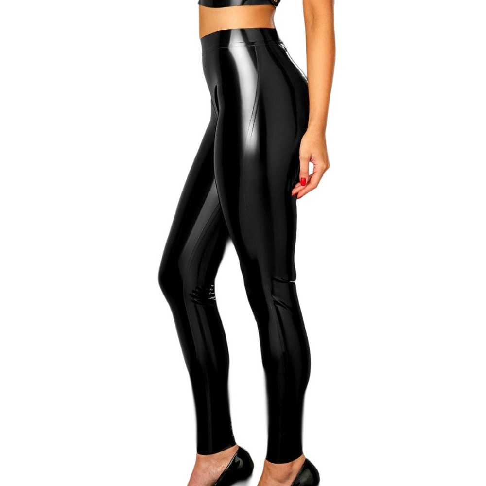 Honey Birdette Latex Leggings Luxury Lingerie Fetish Sexy Pants Costume M/L